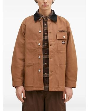 Wacko Maria X Dickies Logo-Embroidered Jacket - Brown