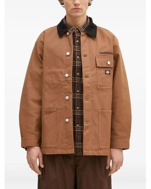 Wacko Maria X Dickies Logo-Embroidered Jacket - Brown