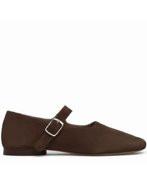 Mansur Gavriel Glove Ballet Flats - Brown