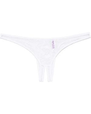 Maison Close Flashback Tanga - Weiß