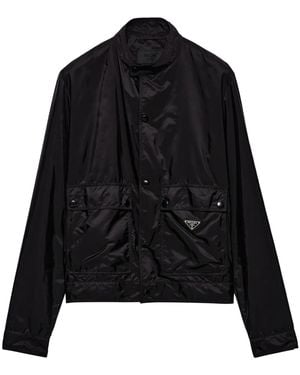 Prada Re-Nylon Triangle Jacket - Black