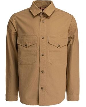 Ceccarelli Button-Fastening Cotton Shirt - Brown