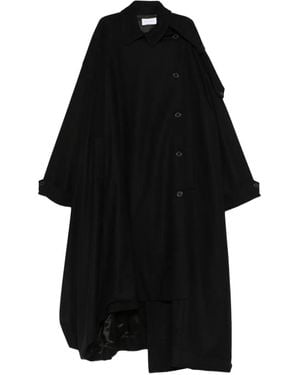 THE NINA STUDIO Asymmetric Coat - Black