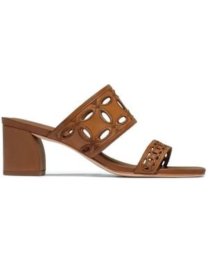 Bernardo Gemma Cut-Out Sandals - Brown