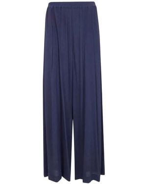 Gentry Portofino Pantalon En Maille À Design Côtelé - Bleu
