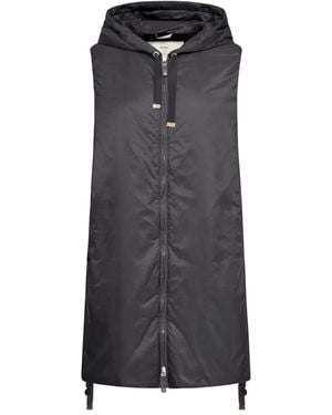 Max Mara フーデッド ベスト - ブラック