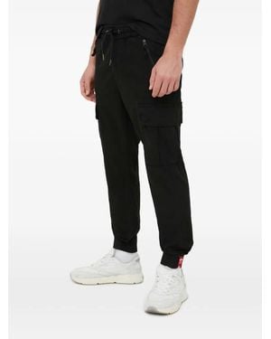 Alpha Industries Cargo-Pockets Track Pants - Black