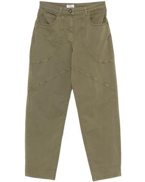 Liu Jo Pantalon À Détails De Coutures - Green