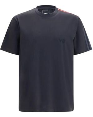 Y-3 Short-Sleeve T-Shirt - Blue