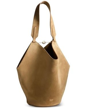 KHAITE Lotus Small Tote - Brown