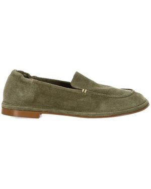Patrizia Bonfanti Suede Slip-On Loafers - Green