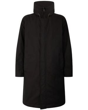 Herno Hooded Zip-Up Parka - Black