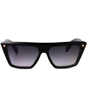 Philipp Plein Geometric-Frame Sunglasses - Black