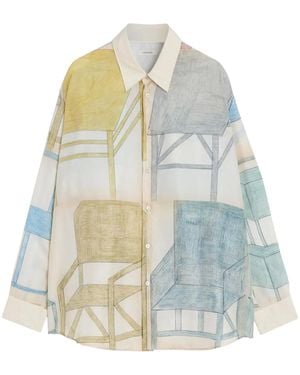 Lemaire Relaxed Shirt - Blue