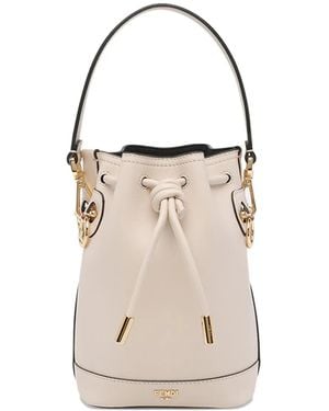 Fendi Borsa A Secchiello Mon Tresor Con Manico Rimovibile - Neutro