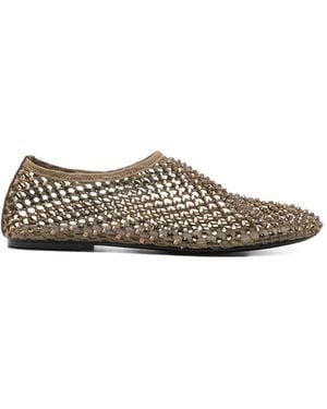 strategia shoes Beaded Court Shoes - White