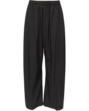 MM6 by Maison Margiela Elasticated Tailored Trousers - Black
