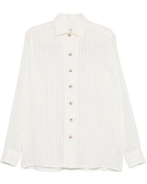 Alessandro Gherardi Striped Button Shirt - White