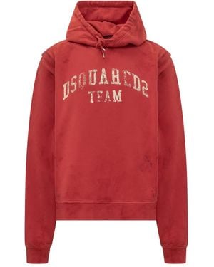 DSquared² Logo hoodie - Rot