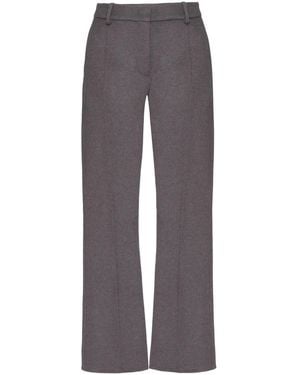 Valentino Garavani Compact Drap Trousers - Grey