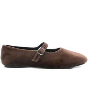 Virreina Ballerinas mit Riemen - Braun