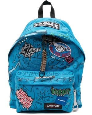 DAGGER Mochila Con Estampado De Grafiti Y Detalle De Parche De X Eastpak - Azul
