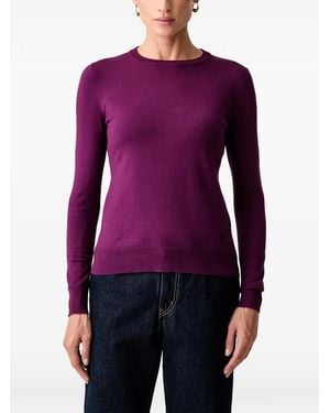 Trussardi Jersey Con Cuello Redondo - Morado