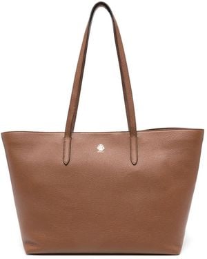 Bally レザーハンドバッグ - ブラウン