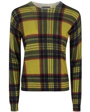 In bed with You Geometric-Print Sweater - Green
