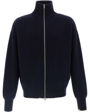 Extreme Cashmere ジップネック カシミアカーディガン - ブルー