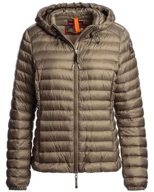 Parajumpers Genie Hooded Puffer Jacket - Brown