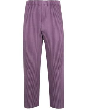 Issey Miyake April パンツ - パープル
