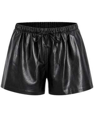 Haikure Short À Taille À Lien De Resserrage - Black