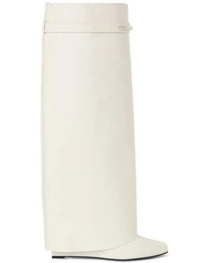 Givenchy Shark Pinch Leren Laarzen - Wit
