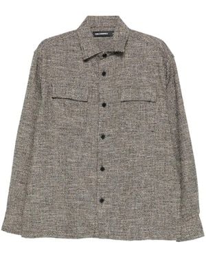 Karl Lagerfeld Long-Sleeve Shirt - Gray