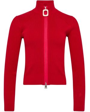 JW Anderson Vest Met Rits - Rood