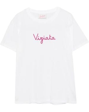 MC2 Saint Barth Emilie Embroidered Cotton T-Shirt - White