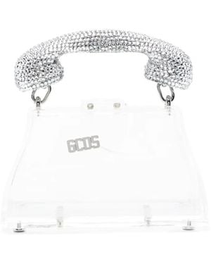 Gcds Bolso Call-Me Comma Mini - Blanco
