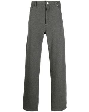 DIESEL Straight-Leg Cotton Trousers - Grey