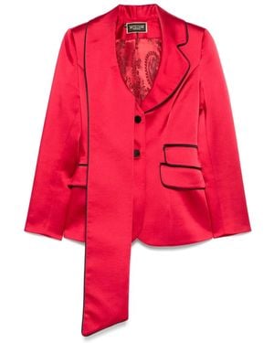 MITILIANE COUTURE Asymmetrischer Sakko - Rot