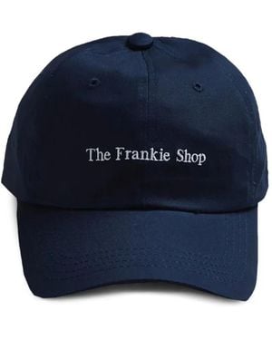 Frankie Shop Embroidered Logo Baseball Hat - Blue