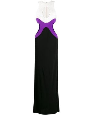 PUCCI Colour Block Evening Gown - Purple