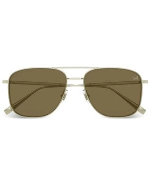 dunhill Gafas De Sol Con Puente Doble - Verde
