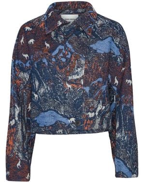 Henrik Vibskov Cotton-Wool Blend Jacket - Blue