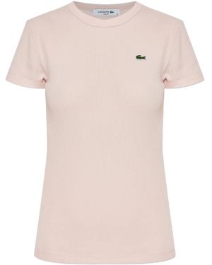 Lacoste ロゴ Tシャツ - ピンク