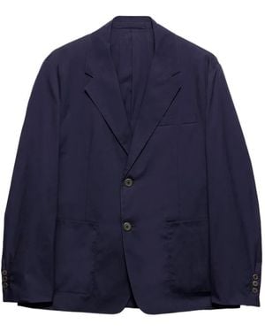 Prada Cotton Blazer - Blue