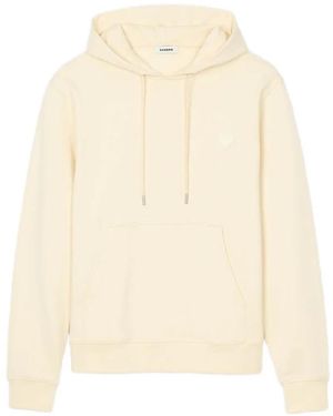 Sandro Heart Patch Sweatshirt - Natural