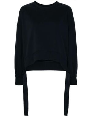 Dondup Strap-Embellished Sweatshirt - Black