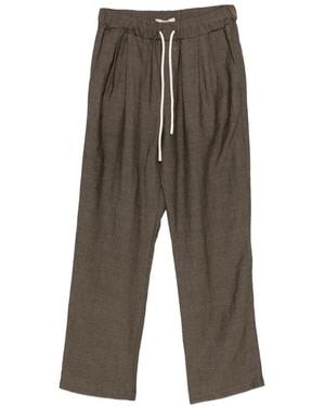 Imperial Drawstring Pants - Gray