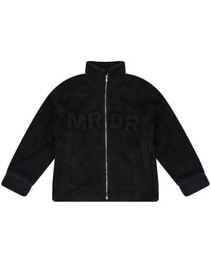 Who Decides War Mrdr Fleece Zip-Up Jacket - Black